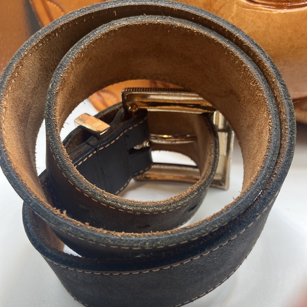 Vintage Leather Ritz Belt - Picture 6 of 12